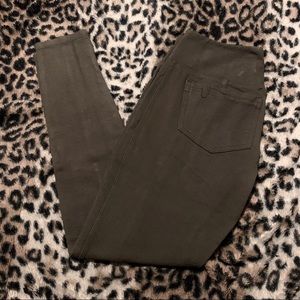 Olive green pointe leggings